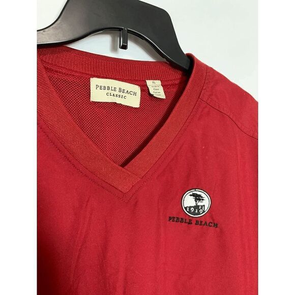 Pebble Beach Classic V Neck Windbreaker Pullover - Picture 7 of 7
